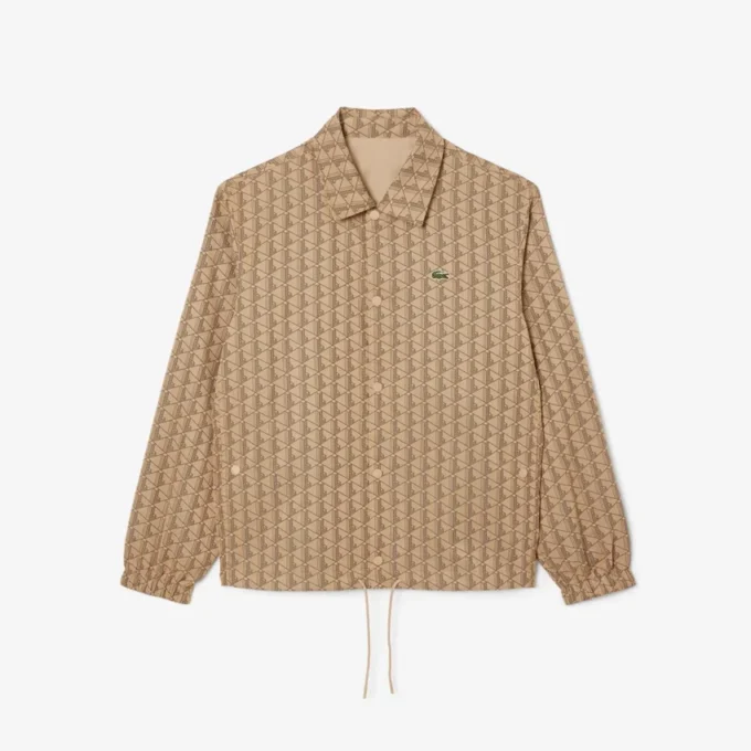 Chaqueta reversible con monograma para hombre