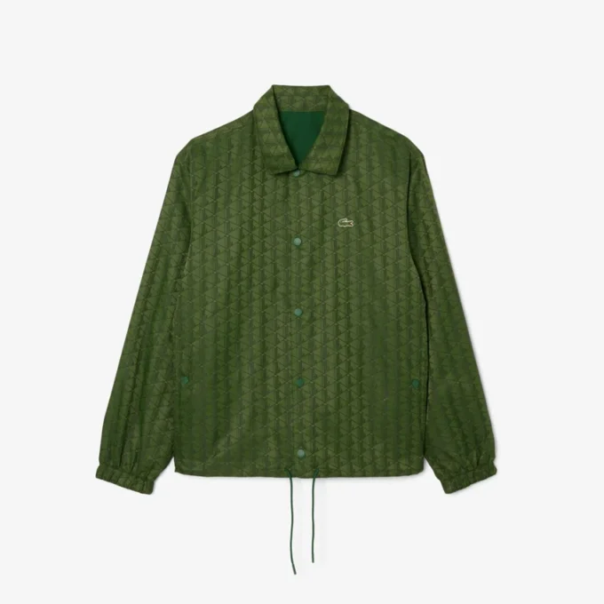 Chaqueta reversible con monograma para hombre