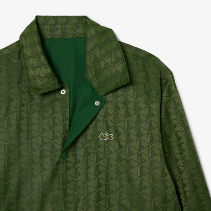 Chaqueta reversible con monograma para hombre