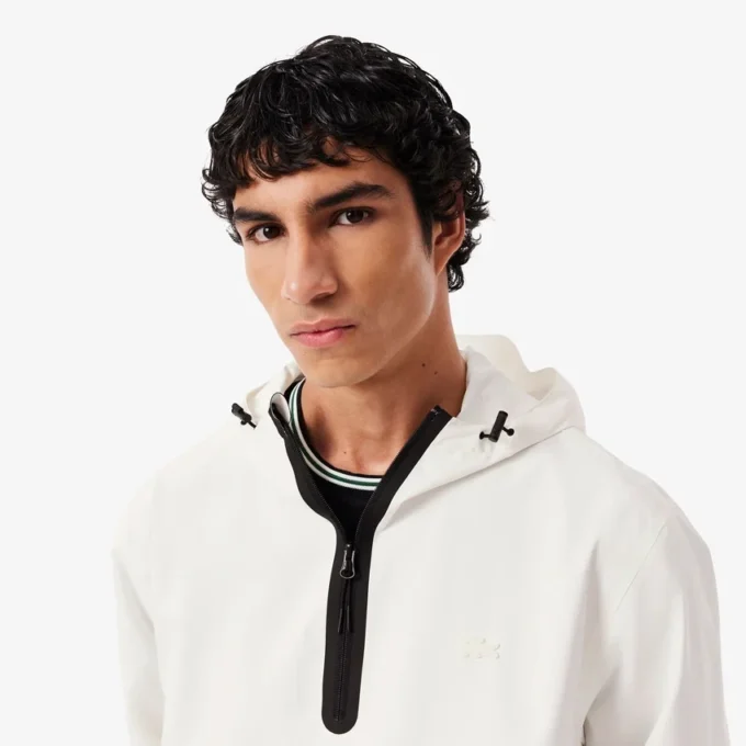 Chaqueta técnica repelente al agua sin botones para hombre