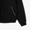 Chaqueta universitaria de lana con detalle de insignia para hombre
