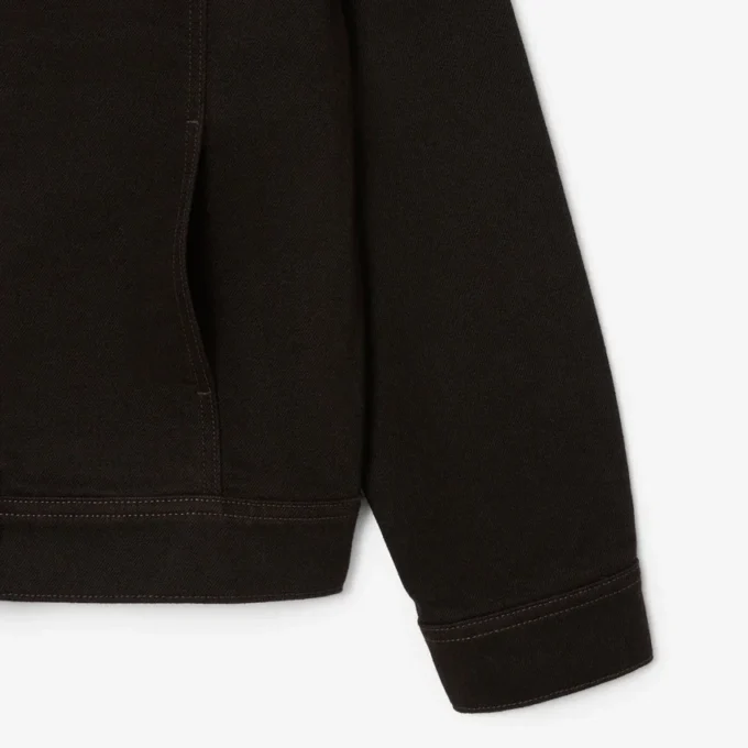 Chaqueta vaquera entallada con botones