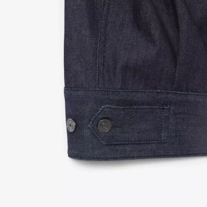 Chaqueta vaquera índigo de pasarela