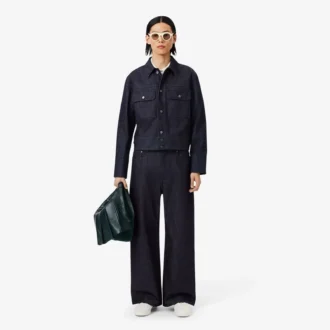 Chaqueta vaquera índigo de pasarela