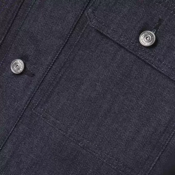 Chaqueta vaquera índigo de pasarela
