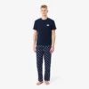 Conjunto de pijama de algodón con estampado de cocodrilo