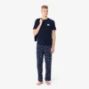 Conjunto de pijama de algodón con estampado de cocodrilo