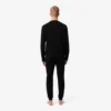 Conjunto de pijama de cintura plateada para hombre