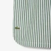 Conjunto de pijama oversize de popelín a rayas