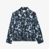 Cortavientos impermeable con estampado para hombre