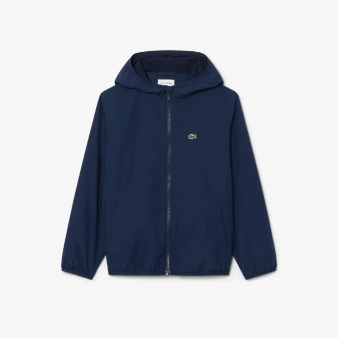 Cortavientos unisex con capucha