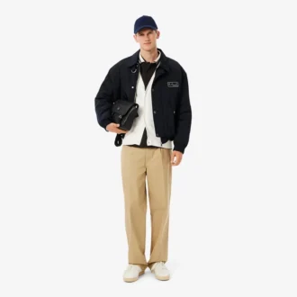 Cárdigan de punto elástico fluido para hombre