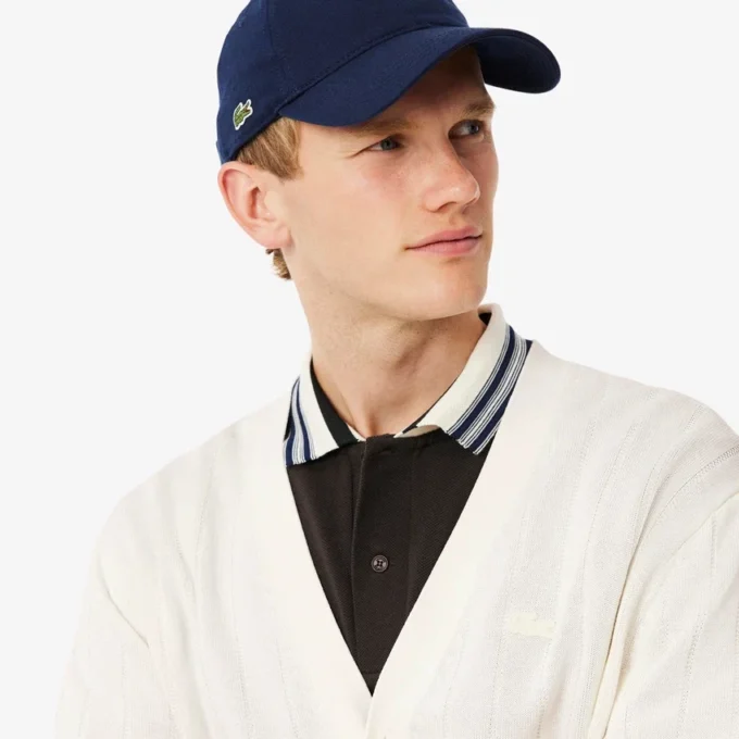 Cárdigan de punto elástico fluido para hombre