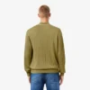 Cárdigan de punto elástico fluido para hombre