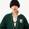 Cárdigan oversize acolchado de nailon para mujer