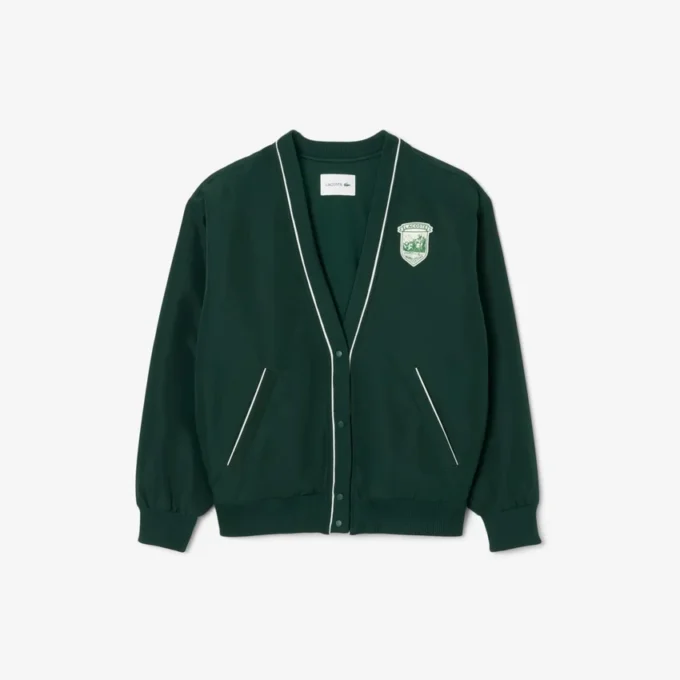 Cárdigan oversize acolchado de nailon para mujer