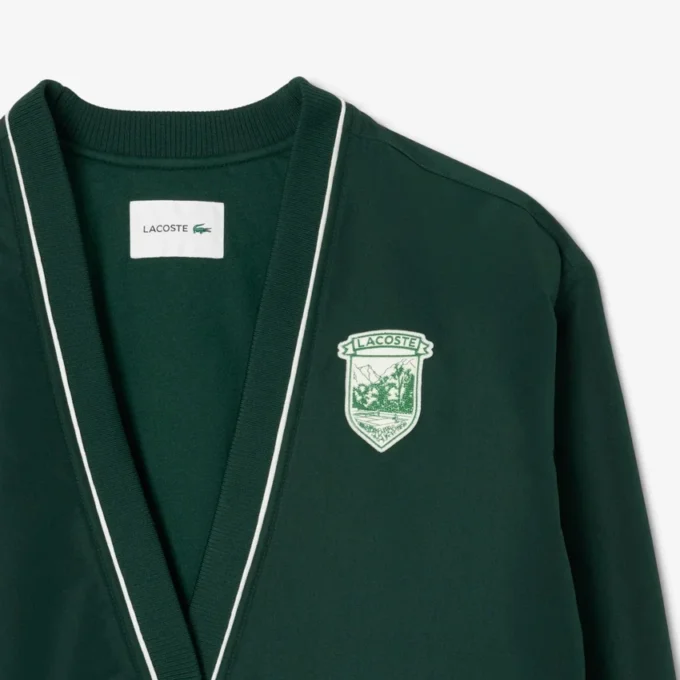 Cárdigan oversize acolchado de nailon para mujer