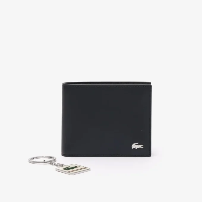 Estuche de regalo con cartera pequeña y llavero Fg