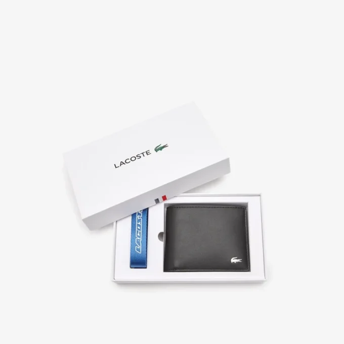 Estuche de regalo con cartera y llavero a juego