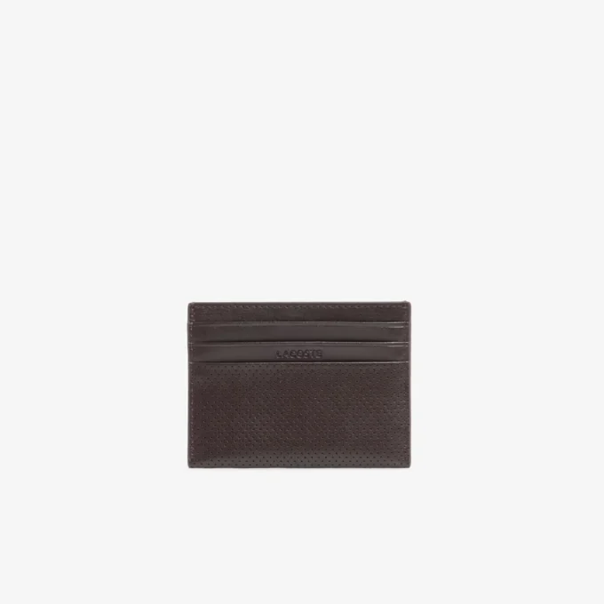 Estuche de regalo con cinturón de cuero y tarjetero
