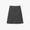 Falda midi de franela plisada para mujer