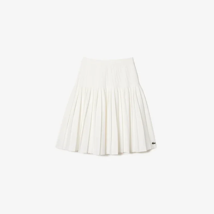 Falda midi plisada para mujer