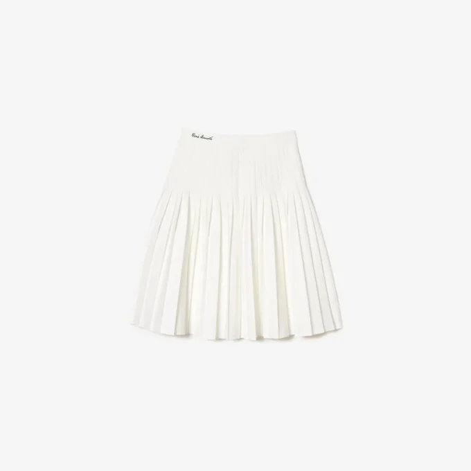 Falda midi plisada para mujer