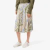 Falda plisada con estampado Topography para mujer