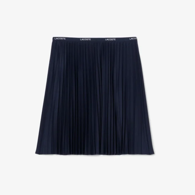 Falda plisada corta para mujer