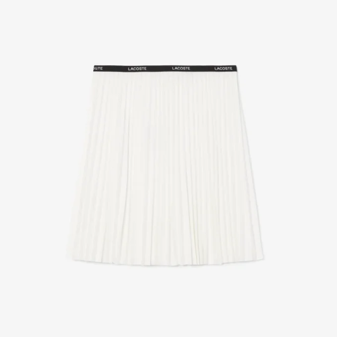 Falda plisada corta para mujer