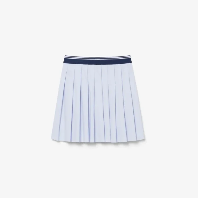 Falda plisada de algodón Oxford para niña