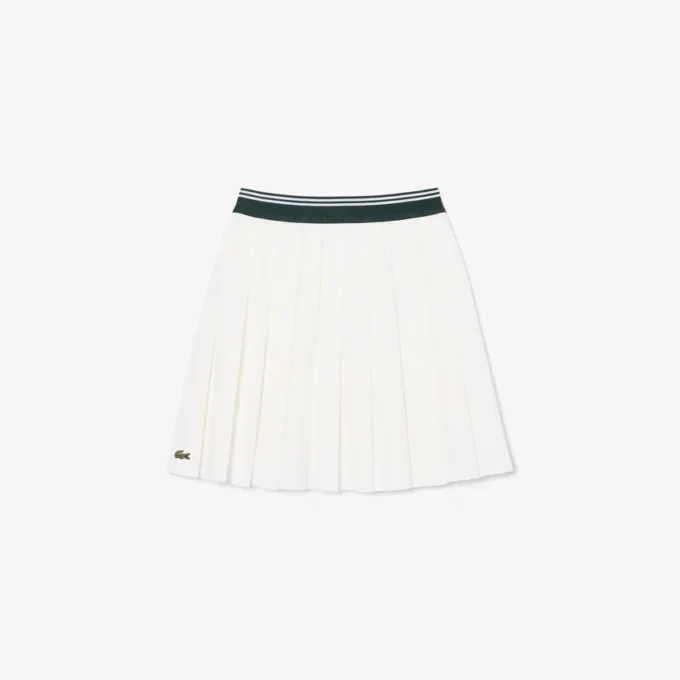 Falda plisada de algodón Oxford para niña