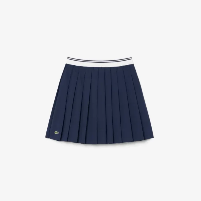 Falda plisada de algodón Oxford para niña