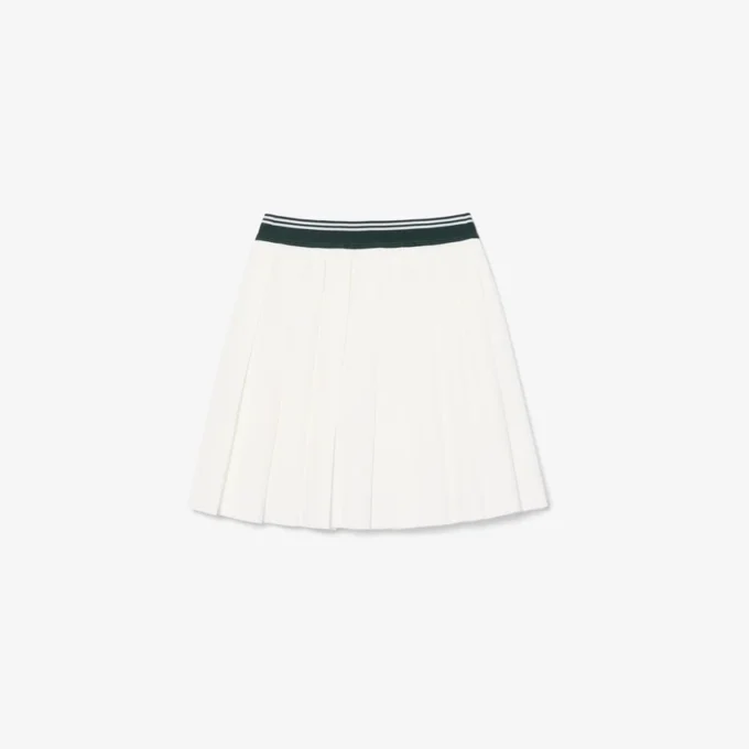 Falda plisada de algodón Oxford para niña