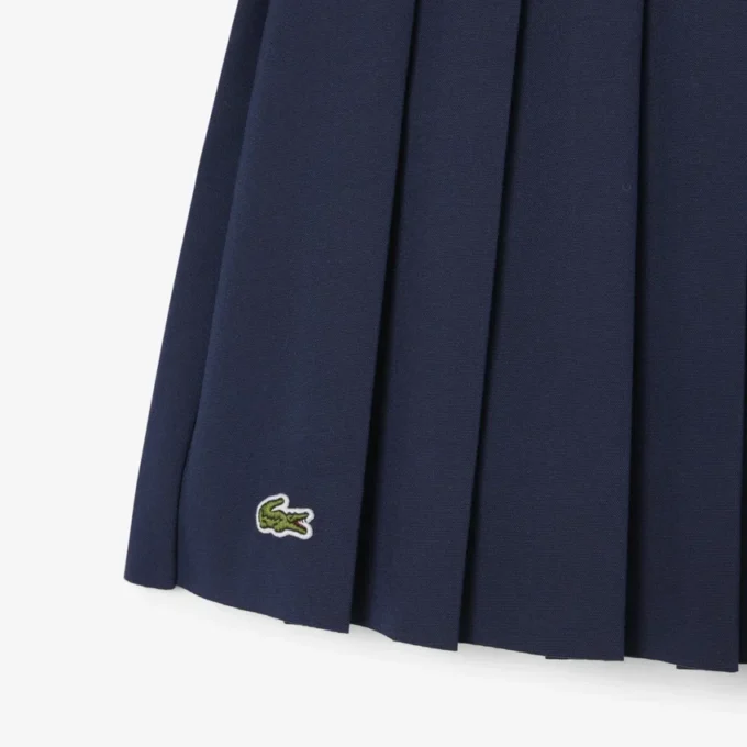 Falda plisada de algodón Oxford para niña