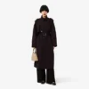 Gabardina oversize de mezcla de lana The Blend