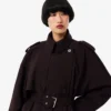 Gabardina oversize de mezcla de lana The Blend