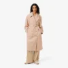 Gabardina oversize repelente al agua