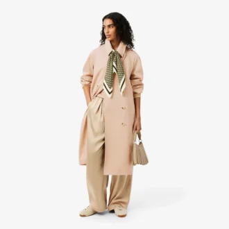 Gabardina oversize repelente al agua