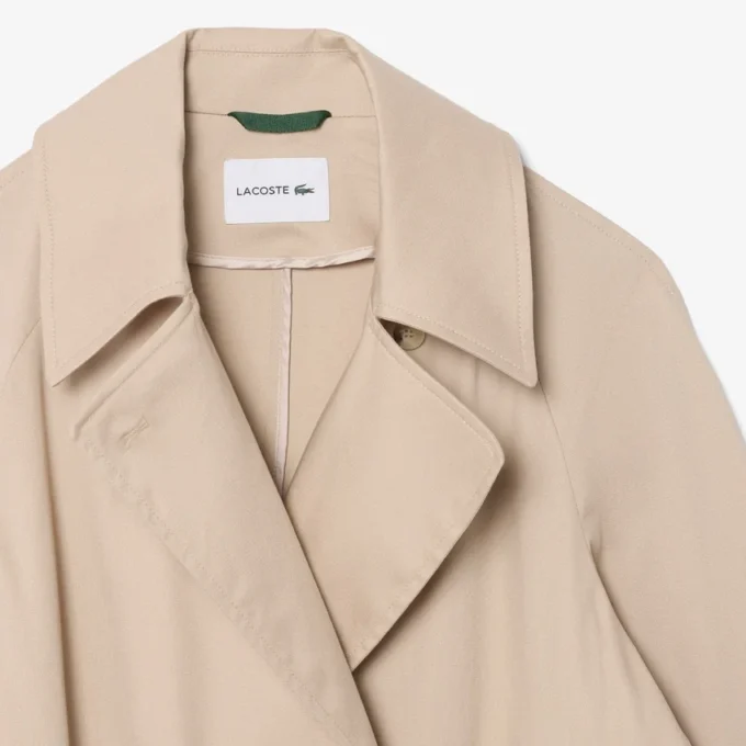 Gabardina oversize repelente al agua