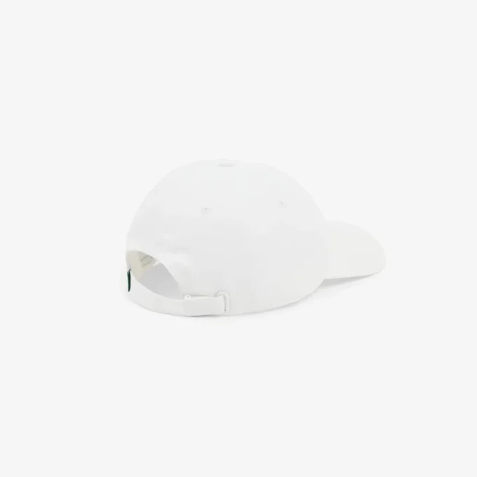 Gorra con insignia de sarga de algodón