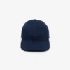 Gorra con insignia de sarga de algodón