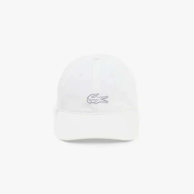 Gorra con insignia de sarga de algodón