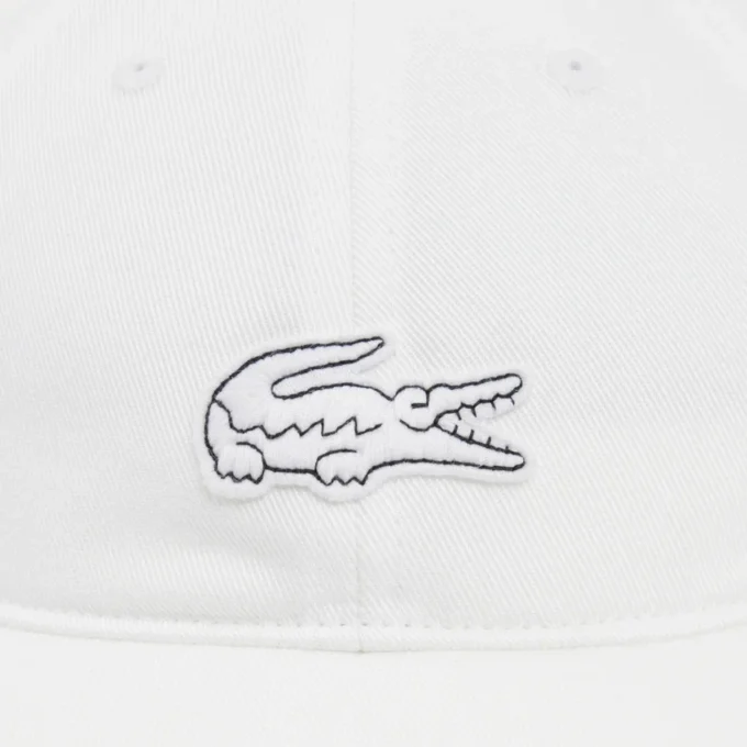 Gorra con insignia de sarga de algodón