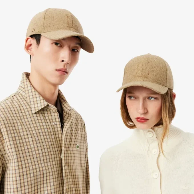 Gorra de béisbol unisex de fieltro de lana