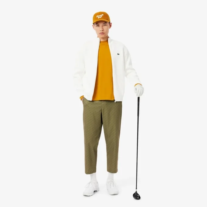Gorra de golf de pana bordada para hombre