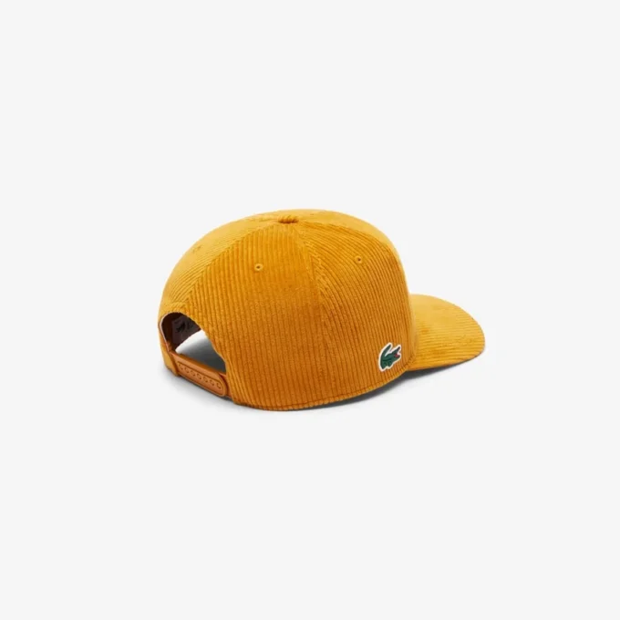 Gorra de golf de pana bordada para hombre