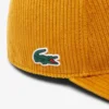 Gorra de golf de pana bordada para hombre