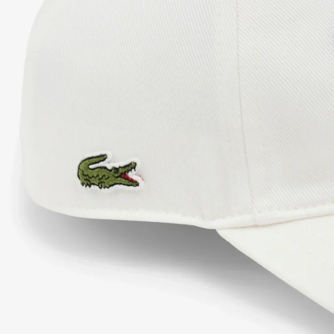 Gorra de sarga de algodón bordada