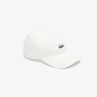 Gorra unisex de algodón con cocodrilo en horizontal